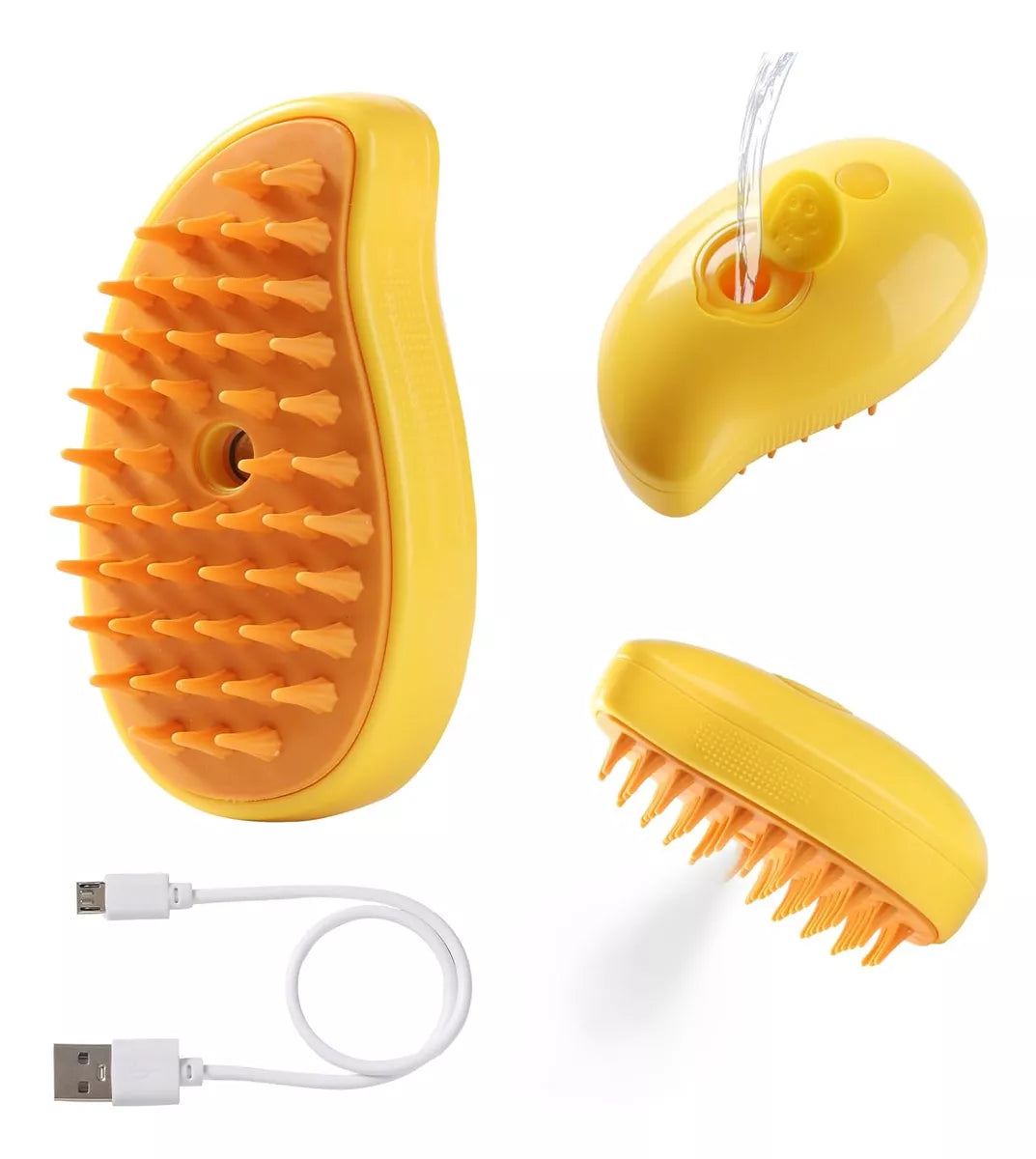 BrumaPet™- Cepillo de Vapor 3 en 1 para Mascotas