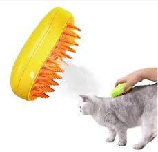 BrumaPet™- Cepillo de Vapor 3 en 1 para Mascotas